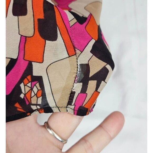 Trina Turk Silk Geometric Floral Jacquard Strapless Maxi Dress Women's 8 Preppy - Picture 12 of 13